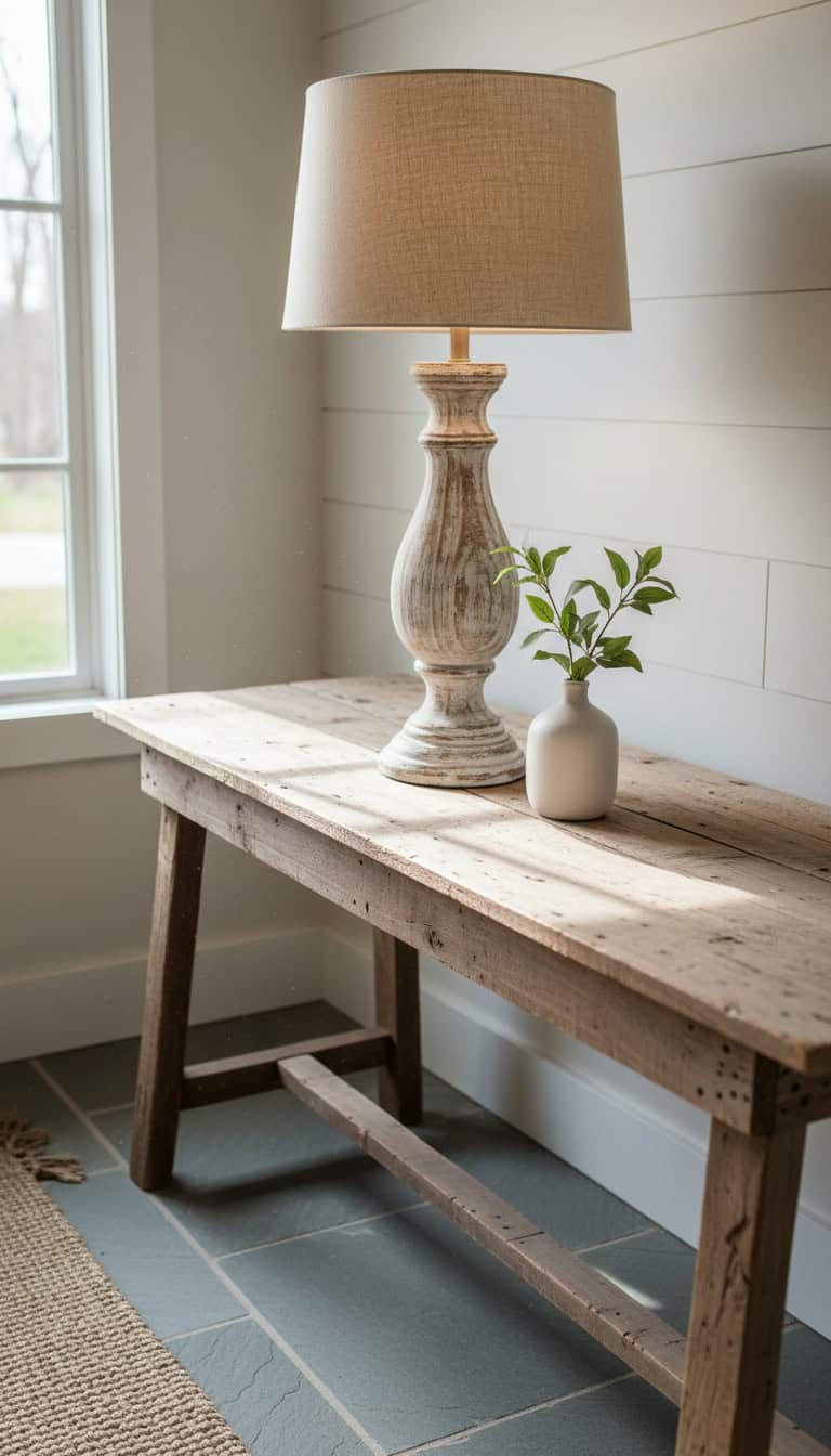 Vintage Farmhouse Finial Lamp