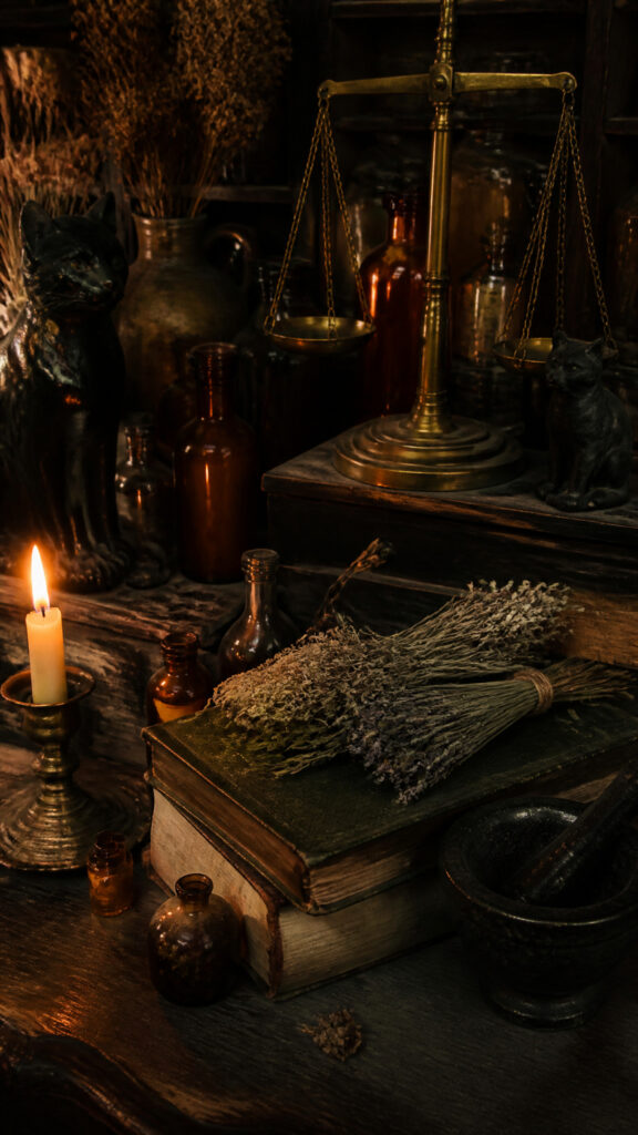Create a Haunted Apothecary Display
