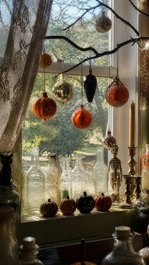 Create a Vintage Halloween Window Display