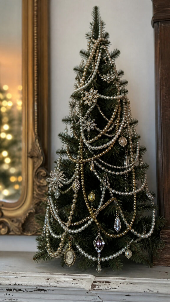Adding Vintage Necklaces and Chains for Extra Glamour
