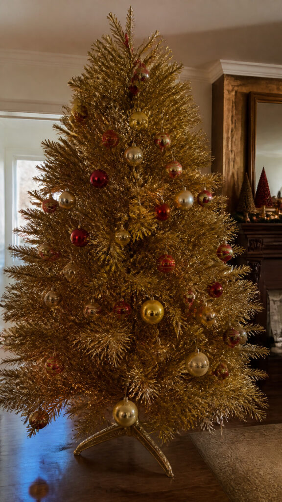 Gold Tinsel Glamour