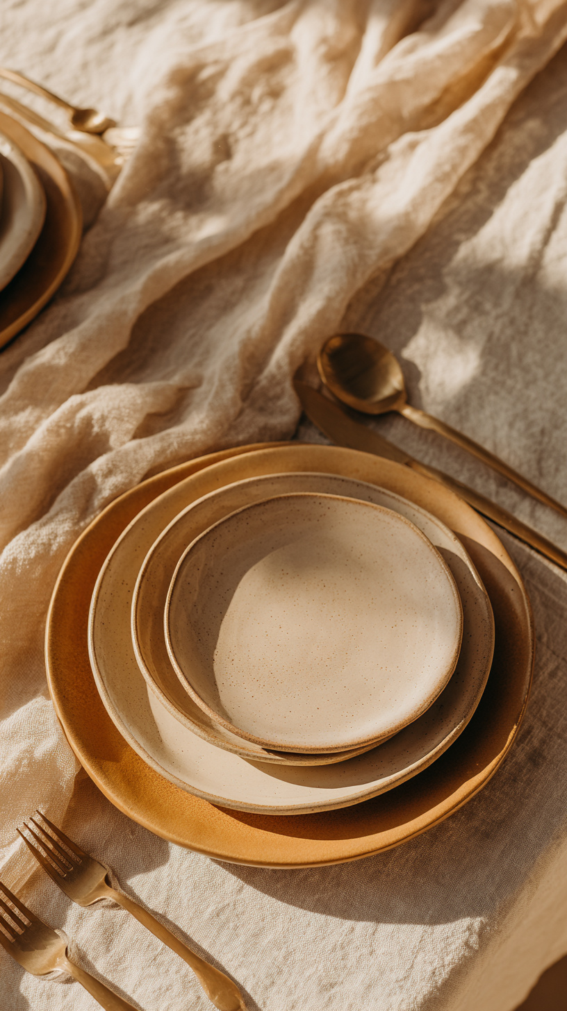 Warm Neutral Tablescape - Image 4