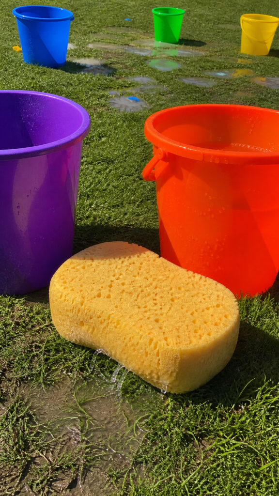 Sponge Bucket Relay