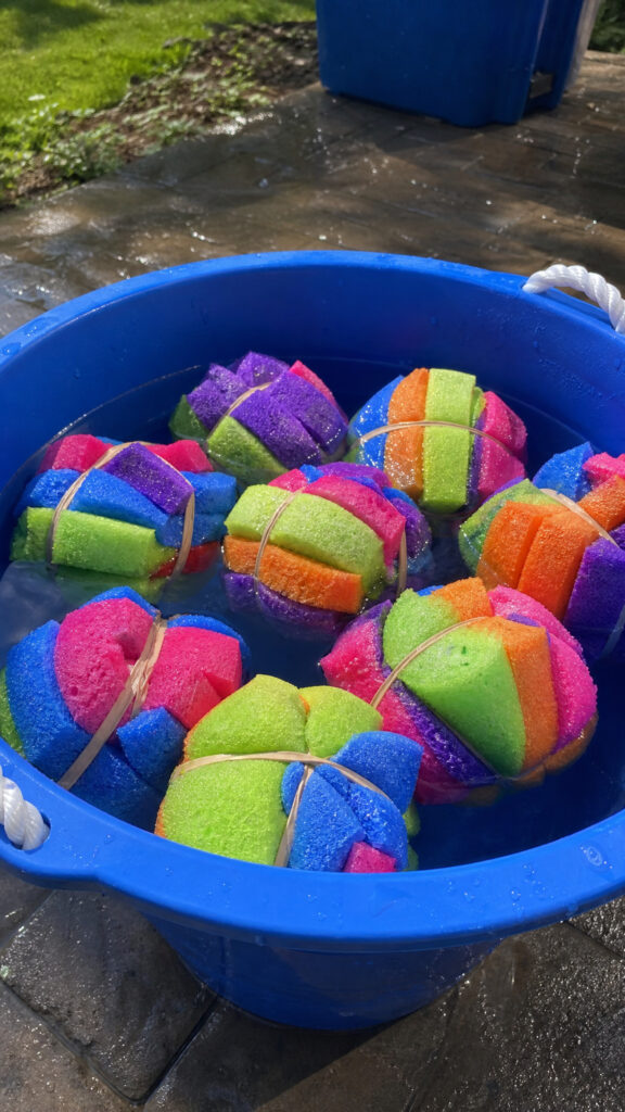 Sponge Water Bomb Toss