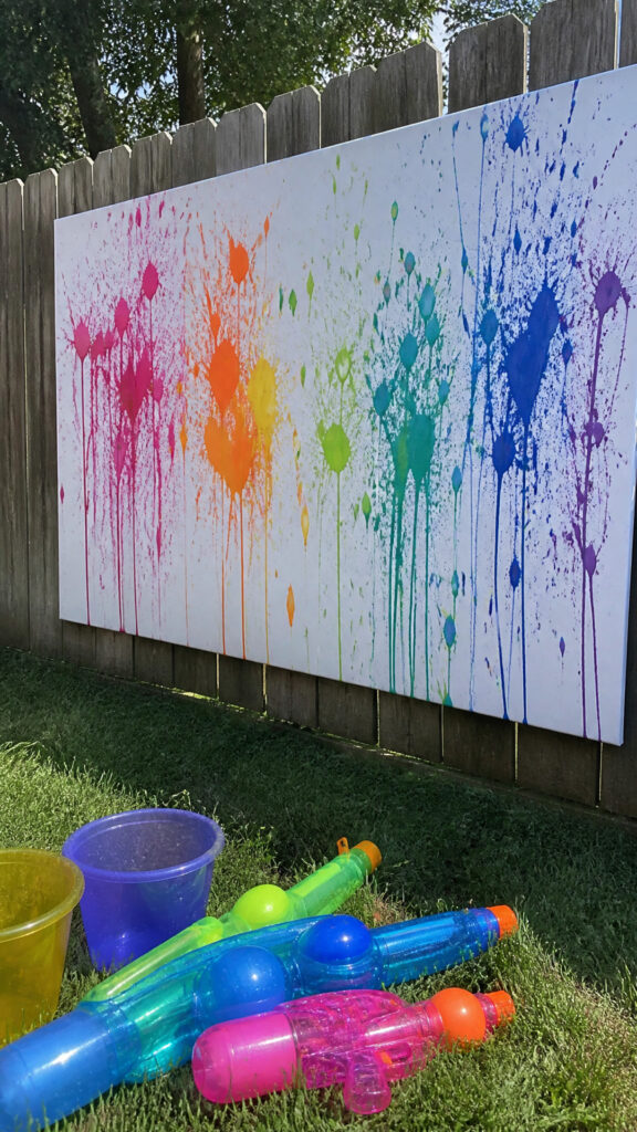 Water Gun Painting