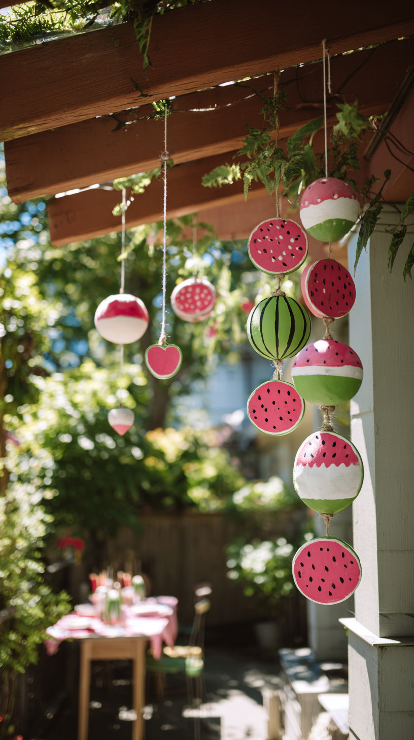 Watermelon Ornament Decor - Image 2