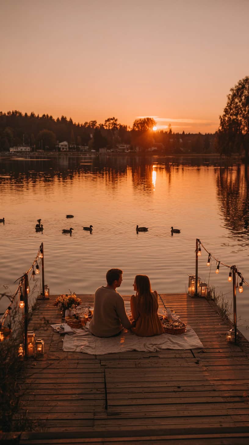 Waterside Night Picnic Peace - Image 2