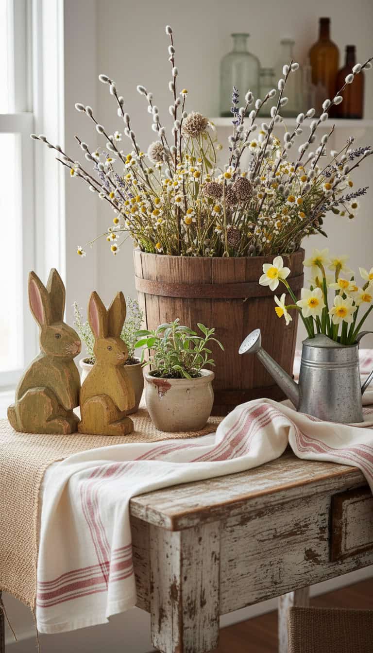What is Primitive Spring Decor?