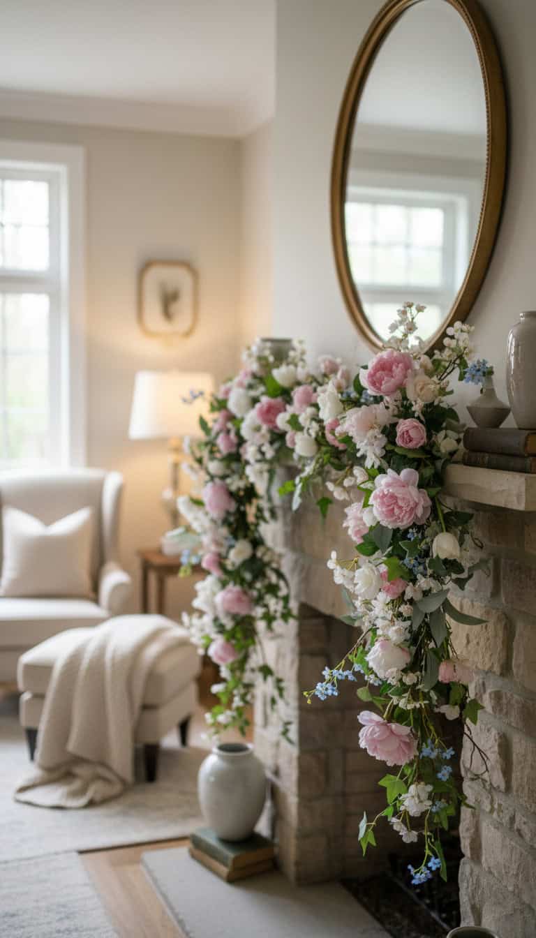 Whimsical Floral Garland