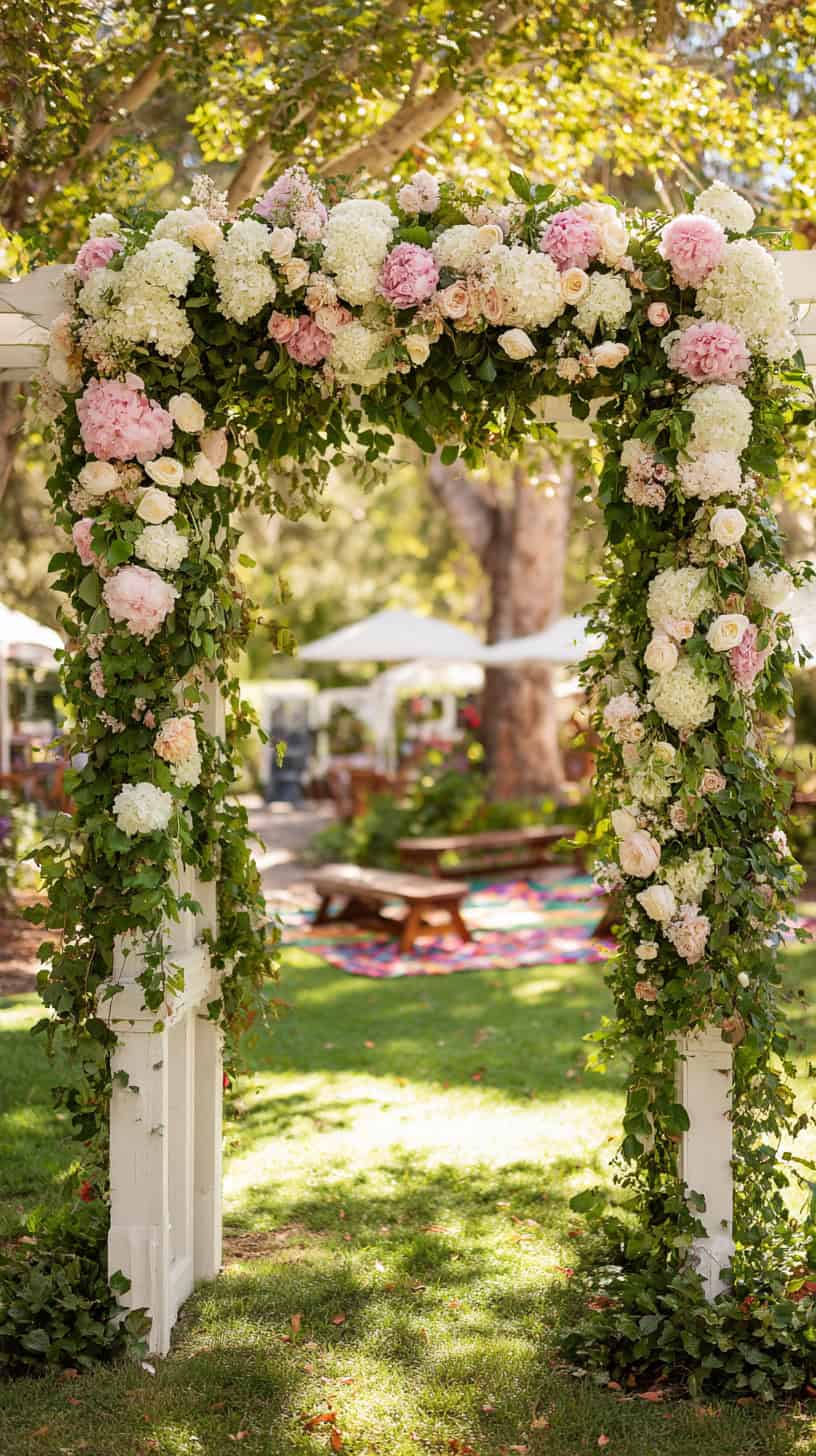 Whimsical Flower Arch - Image 2