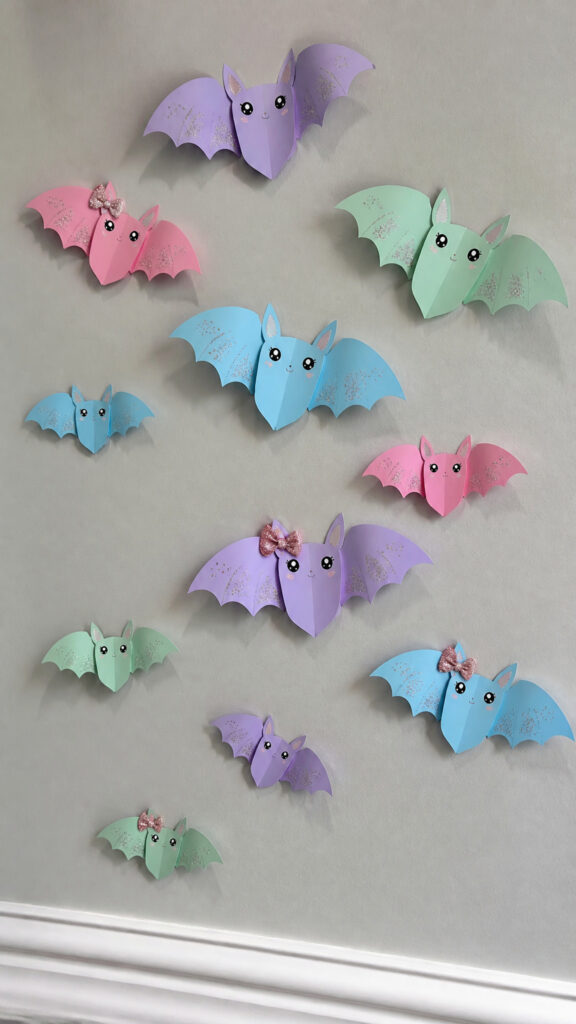 Enchanting Pastel Bats and Creatures