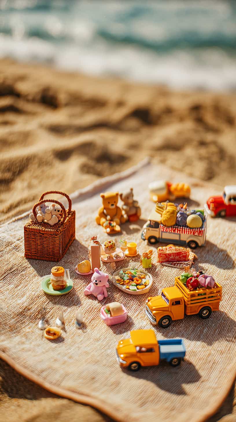 Whimsical Mini Picnic Toys - Image 1