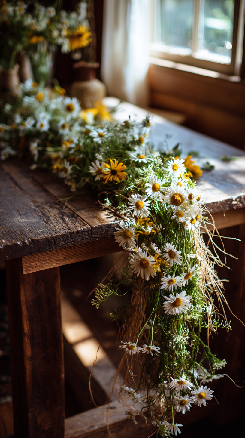 Wildflower Table Garland - Image 2