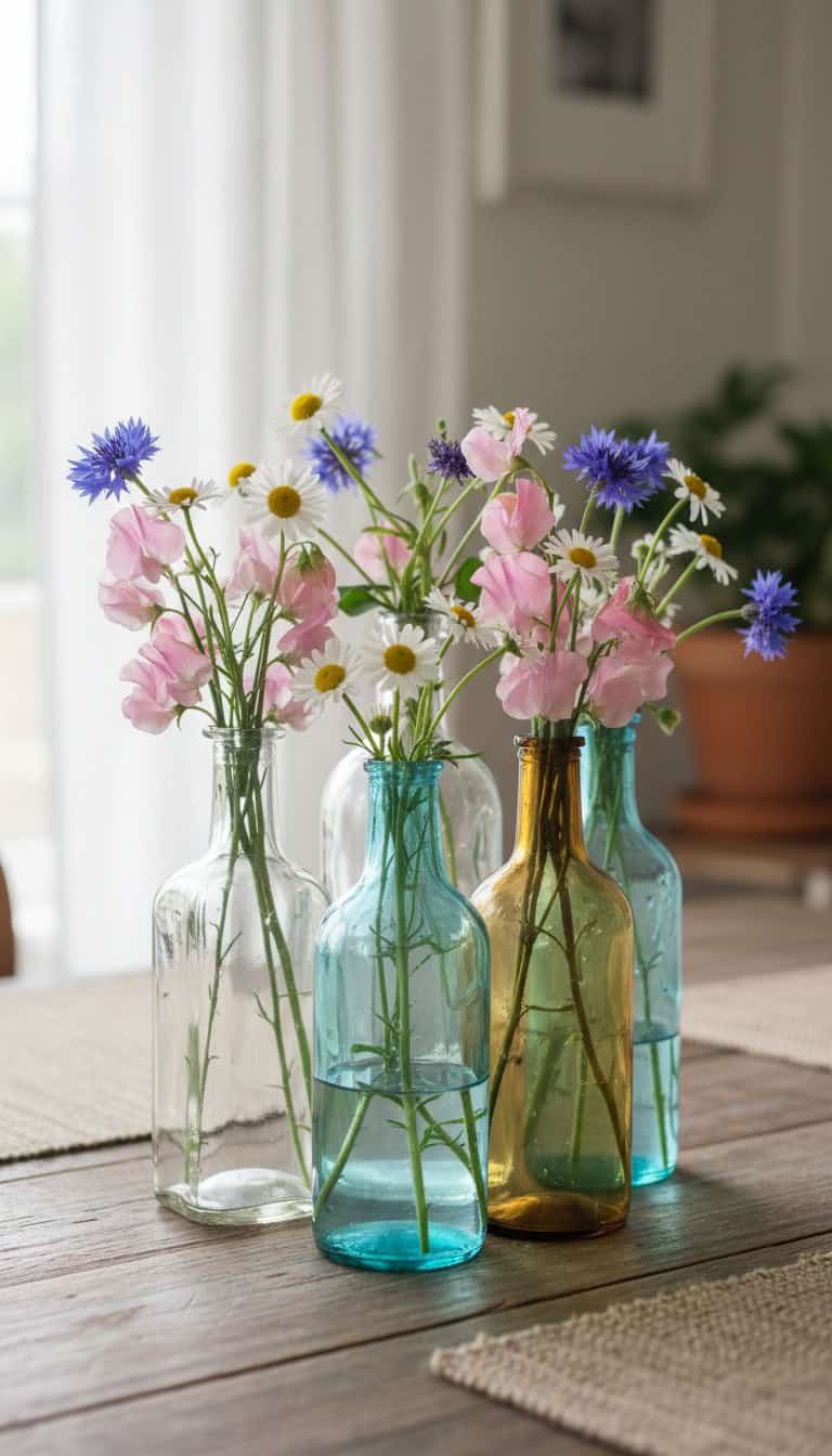 Wildflower Vintage Bottles