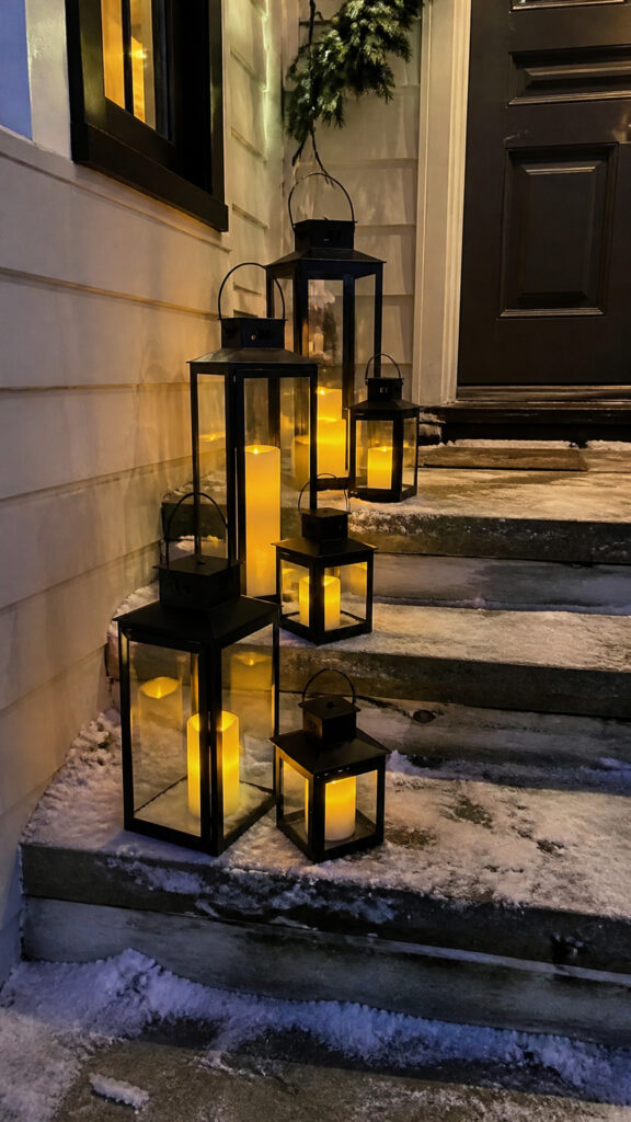 Cozy Lanterns with Candles
