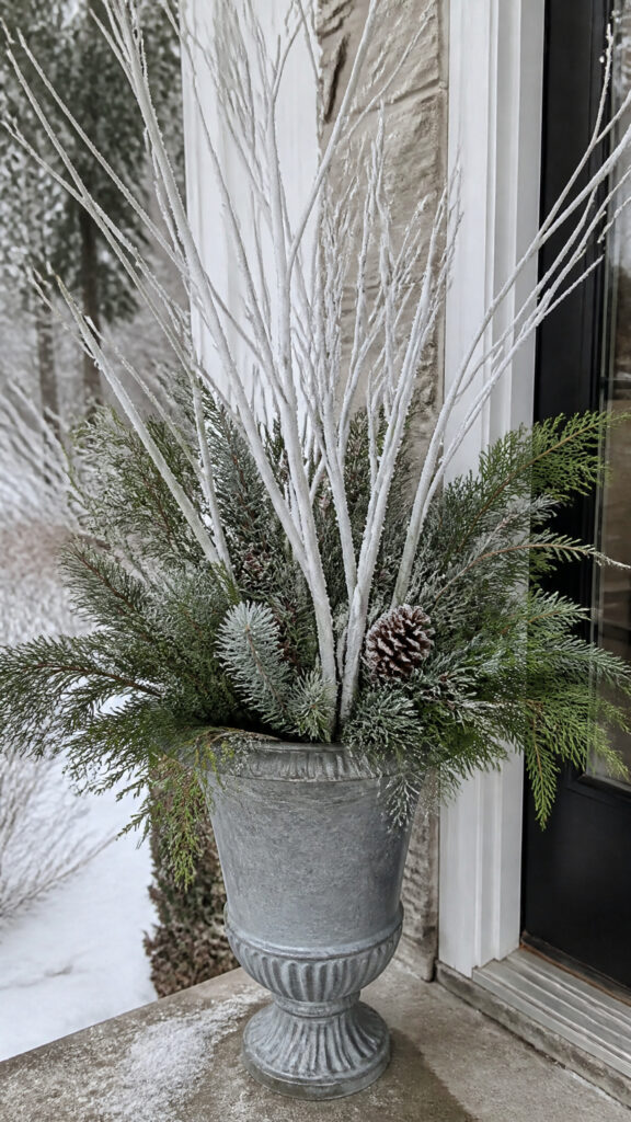 Frosted Branch Arrangements