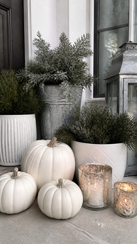 White and Silver Decorative Accents